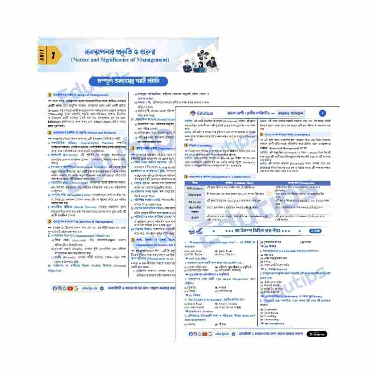 HS Class 12 3rd Semester Business Studies Smart Notes বিজনেস স্টাডিজ MCQ eBook PDF 3 HS Class 12 Semester 3 Business Studies Notes Suggestion